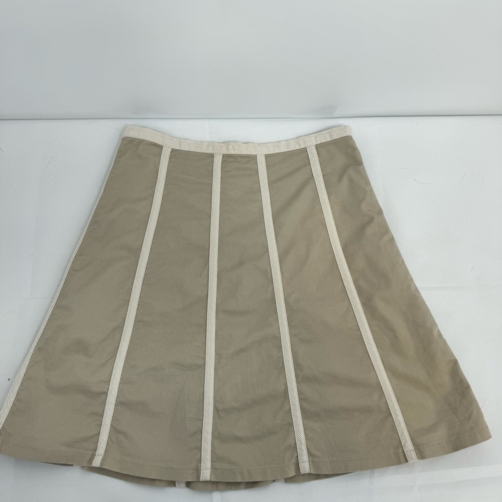 Proenza Schouler For Target White Tan Skirt Womens SIZE 5